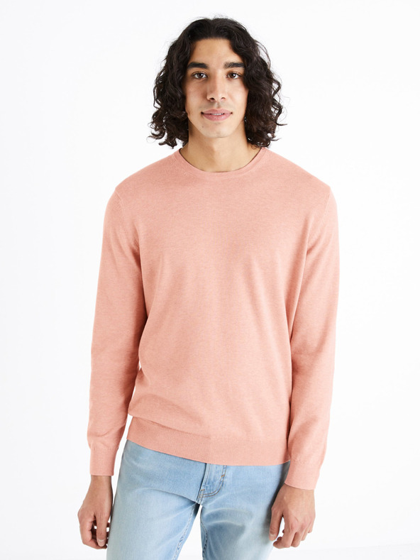 Celio Rosa Herren Celio Decoton Pullover