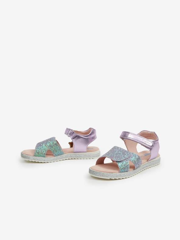 Richter Grüne und lila Mädchen Metallic-Sandalen Richter