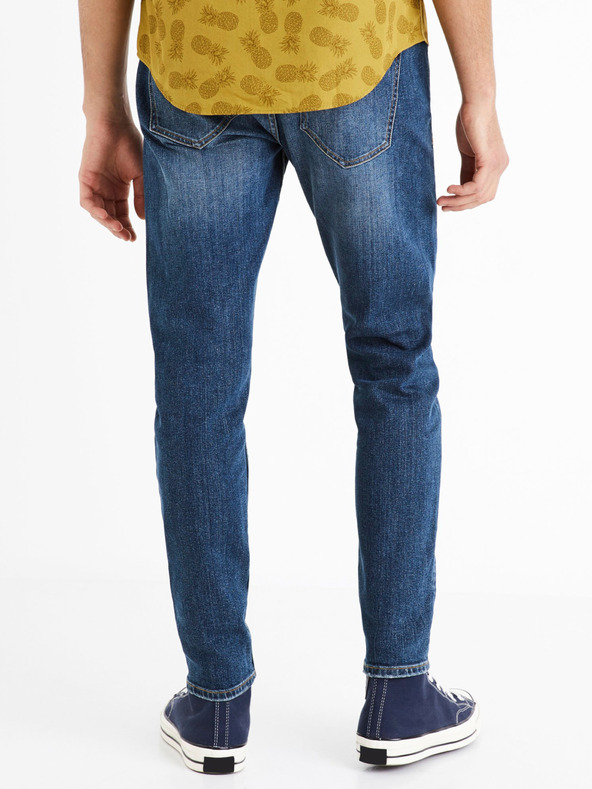Celio Blaue Herrenjeans mit schmaler Passform Celio C25 Doclean