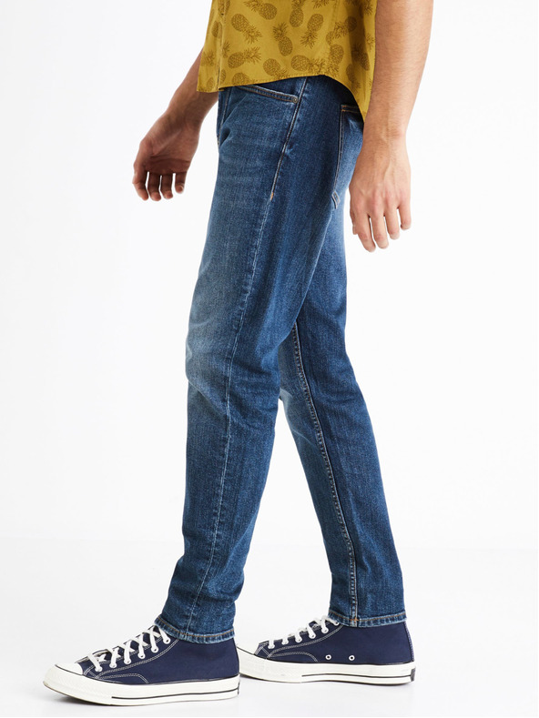 Celio Blaue Herrenjeans mit schmaler Passform Celio C25 Doclean