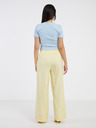 Vero Moda Hellgelbe Damen-Hose mit weitem Bein von VERO MODA Carmen
