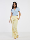 Vero Moda Hellgelbe Damen-Hose mit weitem Bein von VERO MODA Carmen