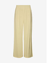Vero Moda Hellgelbe Damen-Hose mit weitem Bein von VERO MODA Carmen