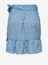 ONLY Blauer geblümter Wickelrock für Damen ONLY Olivia
