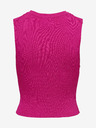 ONLY Dunkelrosa Damen-Basic-Top mit Rippenstruktur ONLY Majli