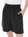 ONLY Schwarze Damenshorts aus Leinen ONLY Tokyo
