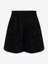 ONLY Schwarze Damenshorts aus Leinen ONLY Tokyo