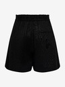 ONLY Schwarze Damenshorts aus Leinen ONLY Tokyo