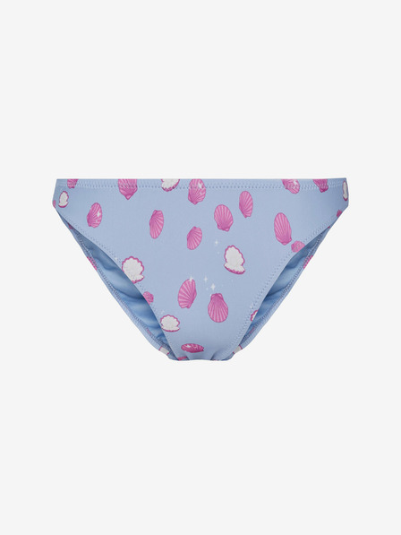 Pieces Hellblauer gemusterter Damen-Bikiniunterteil Pieces Bonna