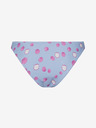 Pieces Hellblauer gemusterter Damen-Bikiniunterteil Pieces Bonna