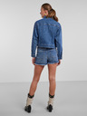 Pieces Blaue Damen-Jeansshorts Pieces Tulla