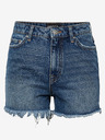 Pieces Blaue Damen-Jeansshorts Pieces Tulla