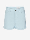 Noisy May Hellblaue Damen-Jeans-Shorts Noisy May Smiley