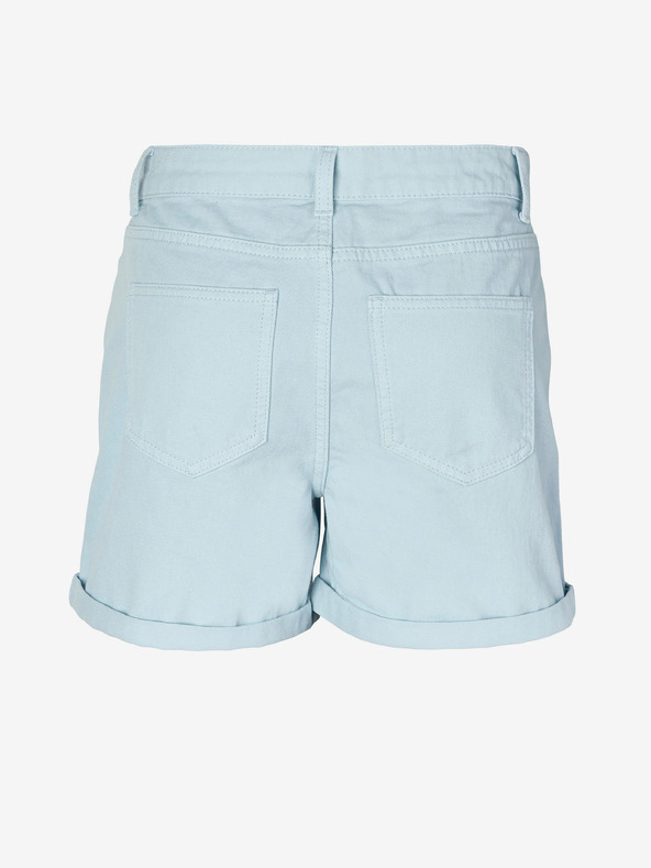 Noisy May Hellblaue Damen-Jeans-Shorts Noisy May Smiley