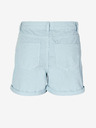 Noisy May Hellblaue Damen-Jeans-Shorts Noisy May Smiley