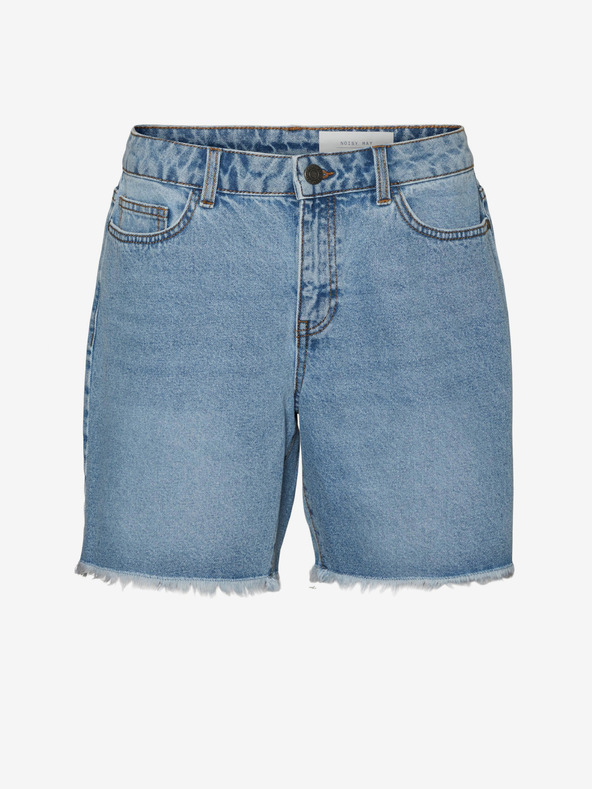 Noisy May Blaue Damen-Denim-Shorts Noisy May Smiley