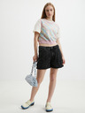 Noisy May Schwarze Denim-Shorts für Damen Noisy May Smiley