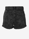 Noisy May Schwarze Denim-Shorts für Damen Noisy May Smiley