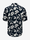 ONLY & SONS Dunkelblaues ONLY & SONS Dash gemustertes Herren-Kurzarmhemd
