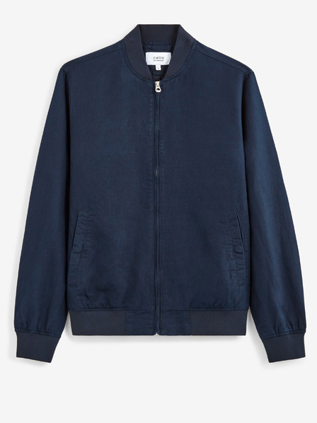 Celio Dunkelblaue Herren Leinenjacke Celio Bulin10