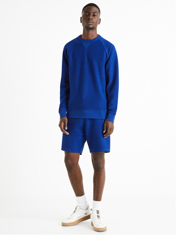 Celio Blaues Herren-Sweatshirt Celio Dereverse