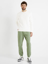 Celio Cremefarbener Herren-Basic-Pullover Celio Decoton