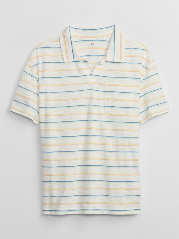 GAP Gestreiftes Kinder-Poloshirt GAP