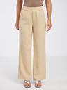 Vero Moda Beigefarbene Damen-Weitbeinhose VERO MODA Carmen
