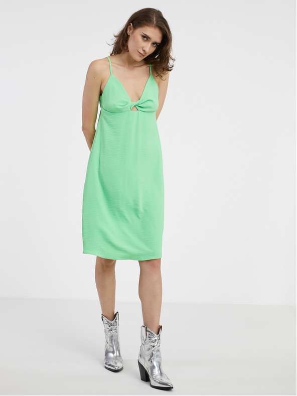 ONLY Grünes Damen ONLY Mette Kleid