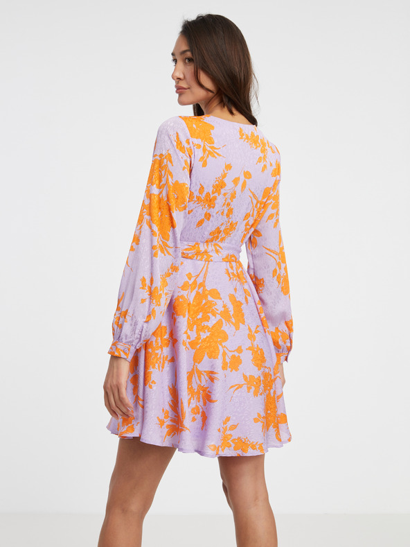 ONLY Hellviolettes geblümtes Damen ONLY Sommerkleid