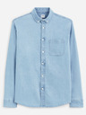 Celio Hellblaues Herren Denim-Shirt Celio Cadeni