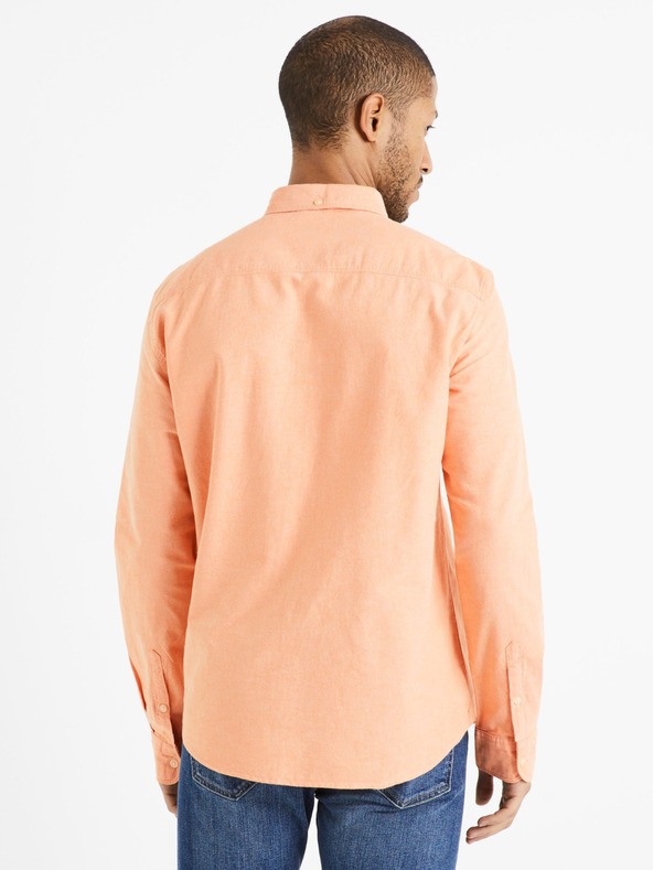 Celio Apricot Herrenhemd Celio Daxford