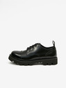 Diesel Schwarze, glänzende Diesel Halbstiefel für Herren
