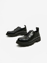 Diesel Schwarze, glänzende Diesel Halbstiefel für Herren