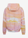 Sam 73 Rosa und orangefarbener übergroßer Kapuzenpullover für Mädchen SAM73 Jade