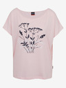 Sam 73 Hellrosa bedrucktes Damen-T-Shirt SAM73 Circinus