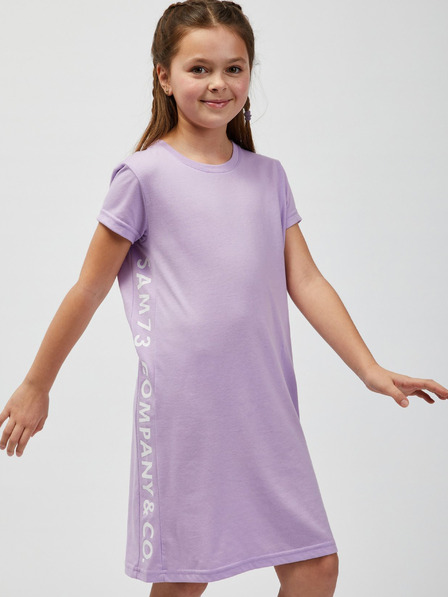 Sam 73 Hellviolettes Mädchen-Sommerkleid SAM73 Pyxis