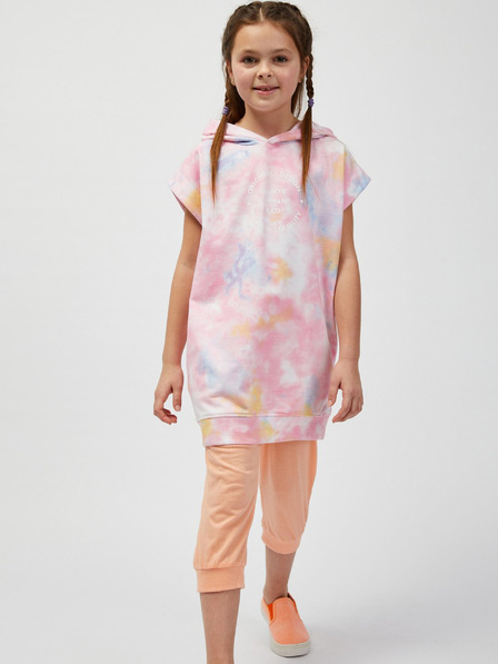 Sam 73 Blau-rosa langes ärmelloses Sweatshirt für Mädchen SAM73 Pyr
