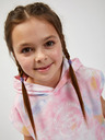 Sam 73 Blau-rosa langes ärmelloses Sweatshirt für Mädchen SAM73 Pyr