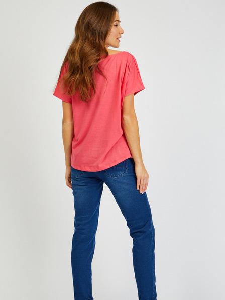Sam 73 SAM73 Coral Bedrucktes T-Shirt für Damen Circinus