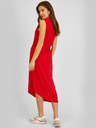 Sam 73 Rotes asymmetrisches Basic-Kleid für Damen SAM73 Antlia