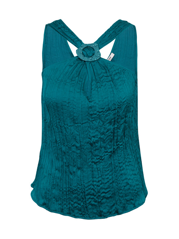 Orsay Dunkelgrüne Damenbluse ORSAY