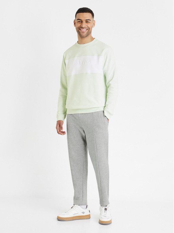 Celio Hellgrünes Herren-Sweatshirt von Celio Deatle