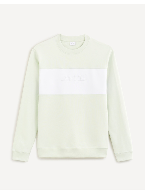 Celio Hellgrünes Herren-Sweatshirt von Celio Deatle