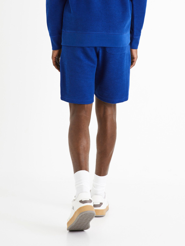 Celio Dunkelblaue Herren Sweatpants Shorts Celio Doreverse