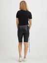 Versace Jeans Couture Schwarze kurze Damen-Leggings von Versace Jeans Couture