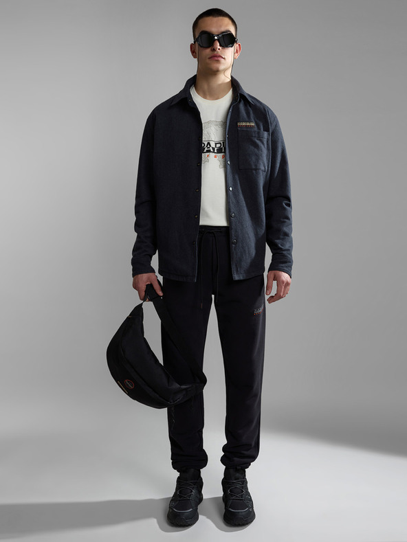 Napapijri Cremefarbenes NAPAPIJRI Iceberg T-Shirt für Herren