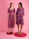 Blutsgeschwister Rosa und lila Damen-Blumenkleid Blutsgeschwister Fabala By Butterfly