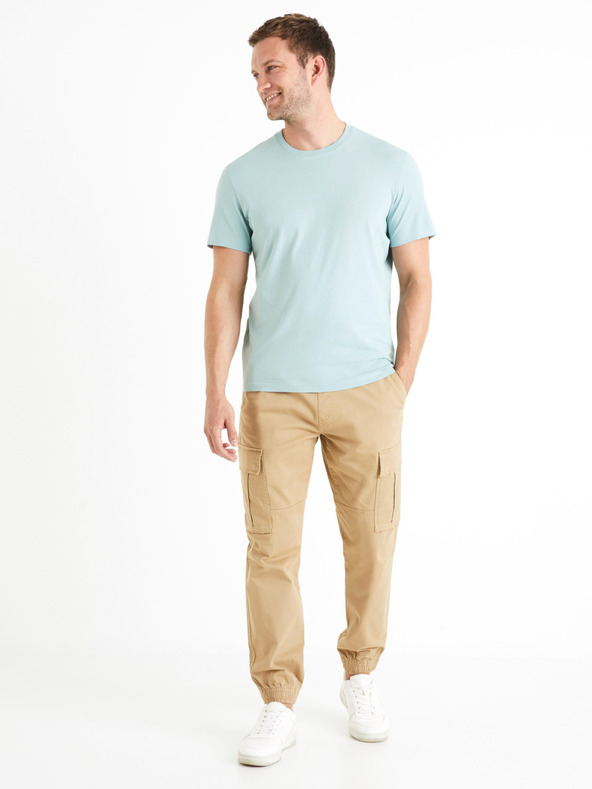 Celio Beige Herren-Cargo-Hose Celio Docar