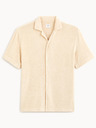 Celio Beigefarbenes Herren-T-Shirt Celio Dabob